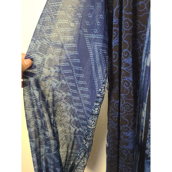 SUPER RARE JEAN PAUL GAULTIER MESH HIGH LOW TOP / TUNIC / COVER UP Size S - Picture 11 of 16